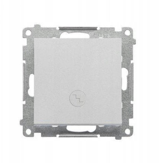 Изображение Simon 55 cznik schodowy z podwietleniem LED podw. jak w czniku pojedynczym (modu) szybkozcza Aluminium mat TW6L.01/143