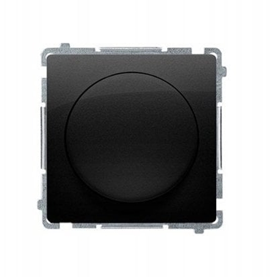 Изображение Simon Basic ciemniacz naciskowo-obrotowy jednobiegunowy do LED ciemnialnych 230V (modu) czarny BMS9L.01/49