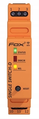 Picture of SINGLE SWITCH Pojedynczy przekanik Wi-Fi 230V NA SZYNE DIN Wi-R1S1-D