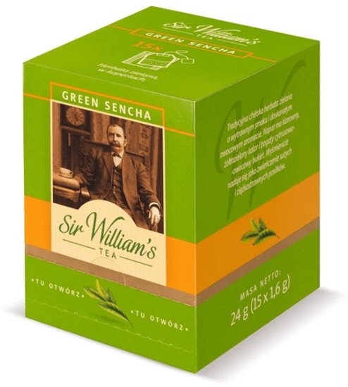 Picture of Sir Williams Zielona herbata Green Sencha 15 saszetek