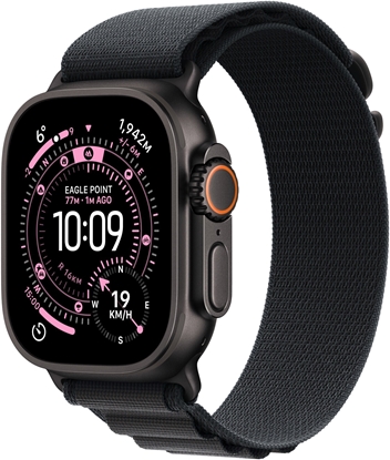 Изображение Smartwatch Apple Watch Ultra 3 GPS + Cellular 49mm Black Titanium / Alpine Loop M Czarny (MF0V4QP-A)
