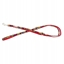 Изображение Smycz dla psa, wzór picasso, regulowana, tama polipropylenowa, 16mm/220cm czerwona