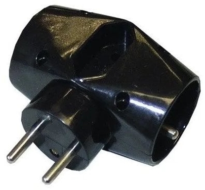 Picture of Solight Rodzielacz, 2,5A + 2x 10A, czarny