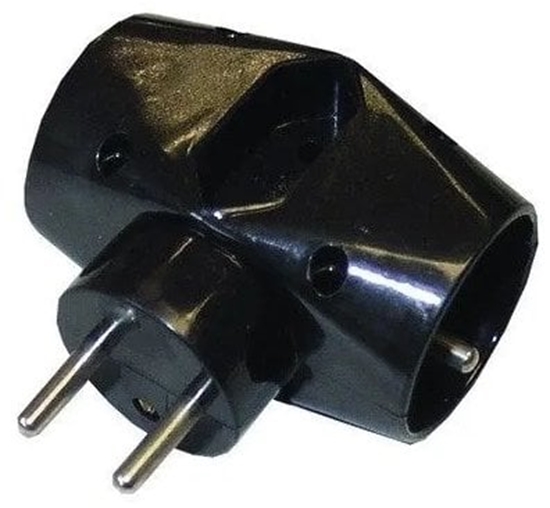 Picture of Solight Rodzielacz, 2,5A + 2x 10A, czarny