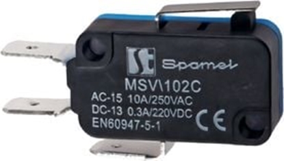 Изображение Spamel cznik miniaturowy dwignia plaska krótka (MSV102C)