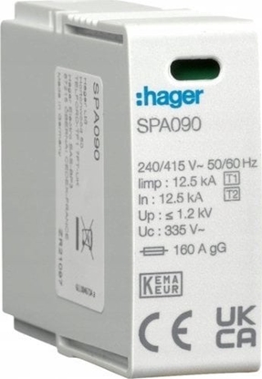 Изображение SPD Modu T1+T2 MOV 1P L-N Iimp=12,5 kA In=12,5kA Imax=50kA Up1,2kV SPA090