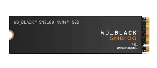 Изображение SSD|SANDISK|2400xTBW rating|NVMe Yes|PCI Express 5.0|M.2|1000 GB|POWERED BY SANDISK|Black SN8100|WDS100T1X0M