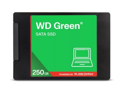 Изображение SSD|SANDISK|Green|POWERED BY SANDISK|250 GB|Serial ATA III|Read speed 545 MB/s|2.5"|WDS250G5G0A
