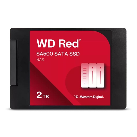 Изображение SSD|SANDISK|Red SA500|POWERED BY SANDISK|2000 GB|Serial ATA|Write speed 520 MB/s|Read speed 560 MB/s|2.5"|1300xTBW rating|WDS200T2R0A