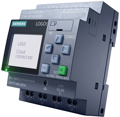 Attēls no Sterownik LOGO! 230 RCEo 115 V/230 V 8 DI/4 DO 6ED1052-2FB08-0BA2