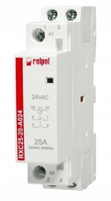 Picture of Stycznik instalacyjny 250 V AC 25 A 24 V AC 2617017 RXC25-20-A024