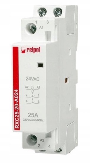Picture of Stycznik instalacyjny 250 V AC 25 A 24 V AC 2617017 RXC25-20-A024