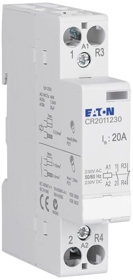 Picture of Stycznik instalacyjny CR 20A 230V AC/DC 1NO+1NC CR2011230 Y7-135173