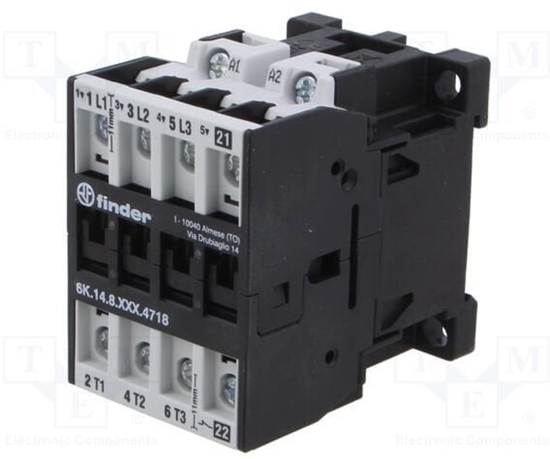 Изображение Stycznik mocy 3 Z 1 R, 18A-400V AC3, 230V AC 6K.14.8.230.4718