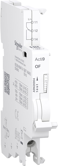 Изображение Styk pomocniczy Acti9 OF, 1 przemienny (1 CO), zaciski dolne A9N26904