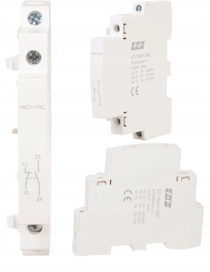 Изображение Styki pomocnicze 1Z+1R monta na szynie TH ST-1NO-1NC