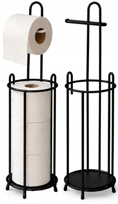 Attēls no STOJAK NA PAPIER WC OKRGY CZARNY
