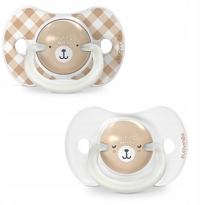 Изображение Suavinex 309096-SMOCZEK fizjologiczny SX PRO 0-6M 2SZT WIECCY BEOWY WILD&FREE