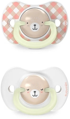 Изображение Suavinex 309097-SMOCZEK FIZJOLOGICZNY SX PRO 0-6M 2SZT WIECCY RÓOWY WILD&FREE