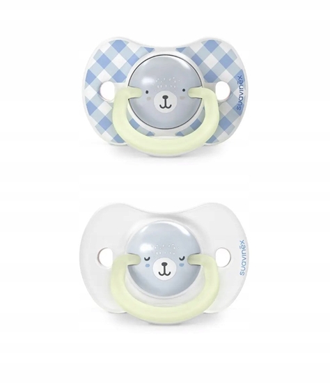 Изображение Suavinex 309101-SMOCZEK FIZJOLOGICZNY SX PRO 6-18M 2SZT WIECCY NIEBIESKI WILD&FREE