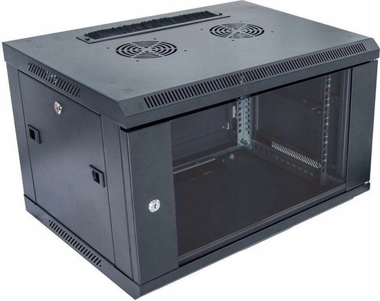 Изображение Szafa TKH Szafa wiszca RACK 19 cali 6U 600x450x370 CCSW-0604-06U