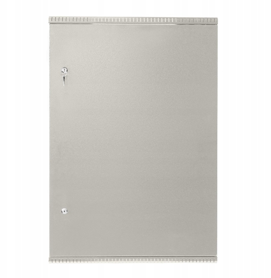 Изображение Szafa wiszca RACK 19 cali 15U/600mm drzwi pene otwierane boki RAL 7035 BOCK-019-150-600-DP-S