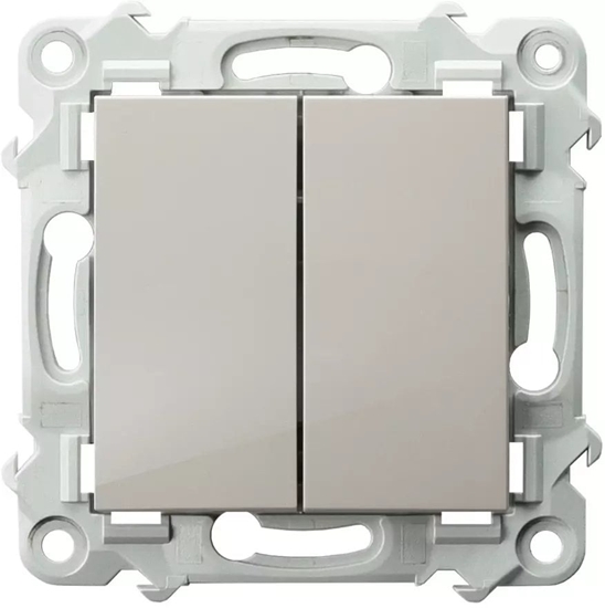 Picture of SZAFIR cznik podwójny schodowy kaszmirowy be P-10Z/m/83