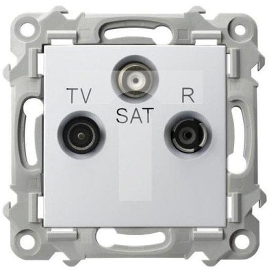 Picture of SZAFIR Gniazdo RTV-SAT kocowe biay GPA-ZS/m/00