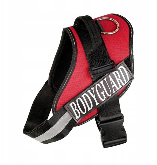 Изображение Szelki Bodyguard dla psa, czerwony, XXL, 75-100 cm