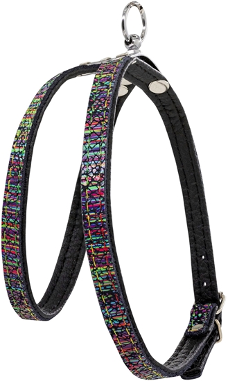 Изображение Szelki dla psa skórzane Laser, M-L, 12mm/45cm