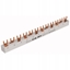Attēls no Szyna czeniowa 3F 63A 10mm2 widekowa (12mod.) moliwo przycinania EVGK-3PHAS/12MODUL EP-501069