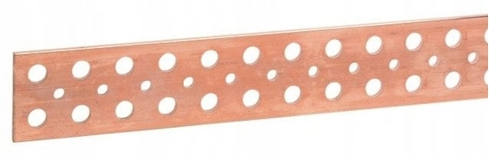 Picture of Szyna zbiorcza miedziana 50x5mm, dugo 1,75m 037440