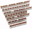 Attēls no Szyny czeniowe 3F 80A 16mm2 do PLS. CLS. PKN., PFIM, PFHM, PFNM EVG-16/3PHAS/12MODUL 291472