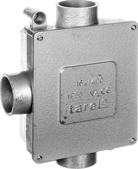 Изображение Tarel Puszka odgana metalowa 5-torowa 16mm2 3 wejcia IP55 068-V - 068-V
