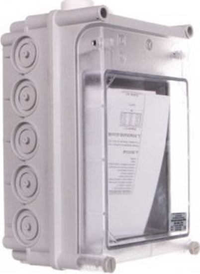 Изображение Tarel Skrzynka zabezpieczeniowa z pokryw uchyln + TH35 z dawnicami (9232-000)