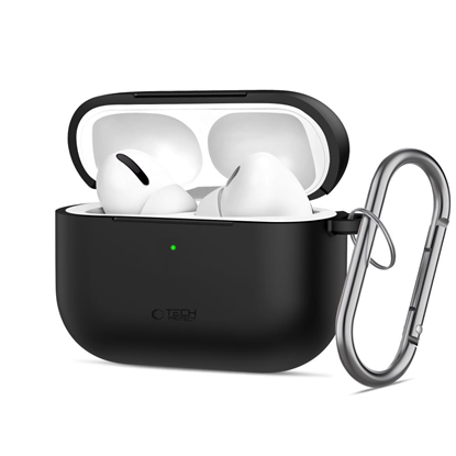 Изображение Tech-Protect Apple AIRPODS PRO 3 SILICONE HOOK Black