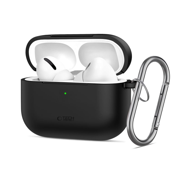 Изображение Tech-Protect Apple AIRPODS PRO 3 SILICONE HOOK Black