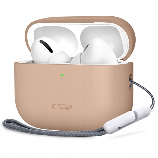 Picture of TECH-PROTECT SILICONE APPLE AIRPODS PRO 3 CAFFE LATTE