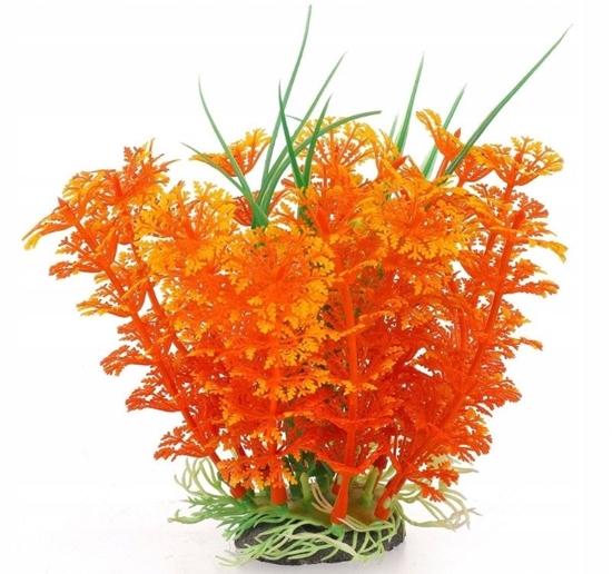 Picture of Terra Natura Aqua Natura, rolina, do dekoracji akwarium, wo pomaraczowa, plastikowa, 12 cm, wysoka