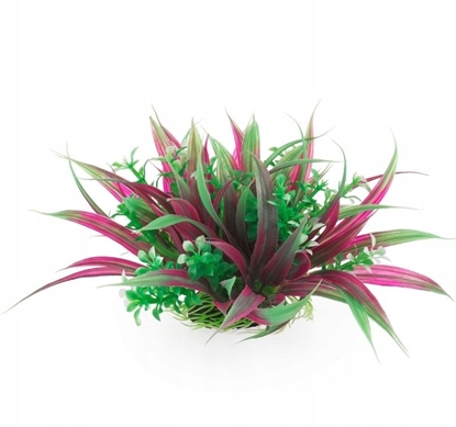Picture of Terra Natura rolina do dekoracji akwarium zielono-fioletowa plastikowa 10 cm opltwa
