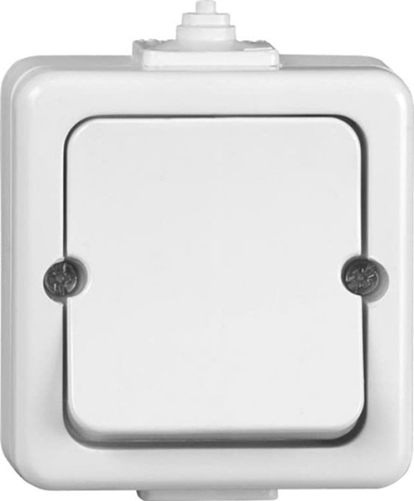 Picture of Timex JANTAR cznik pojedynczy n/t IP44 biay /przykrcany klawisz/ WNT-1J