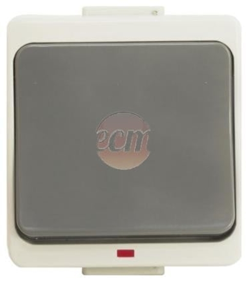 Picture of Timex JANTAR-bis Przycisk zwierny /dzwonek/ z podwietleniem n/t IP44 szary (WNT-7J-b/S)