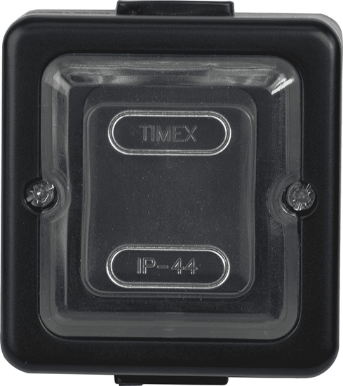 Picture of Timex LOFT cznik pojedynczy IP44 czarny, czarny ogumowany klawisz (WNT-1J CZA)