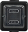 Picture of Timex LOFT Przycisk zwierny wiato/dzwonek n/t IP44 czarny /czarny ogumowany klawisz/ WNT-6/7J CZA