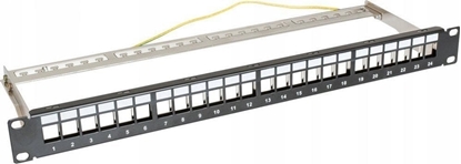 Изображение TKH Panel niewyposaony 19 cali 1U 24 porty czarny CCAS-PAEM-24