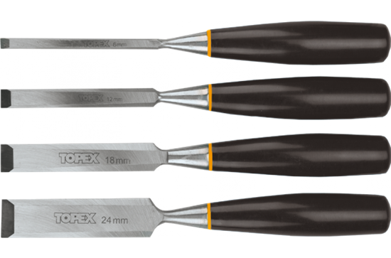 Изображение Topex Duta komplet 6, 12, 18, 24mm 4szt. (09A310)