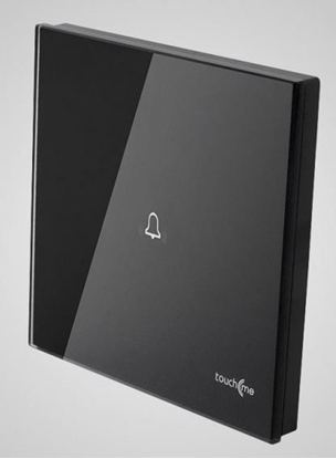 Attēls no Touchme TouchMe Duy panel szklany dzwonek czarny (TM713B)