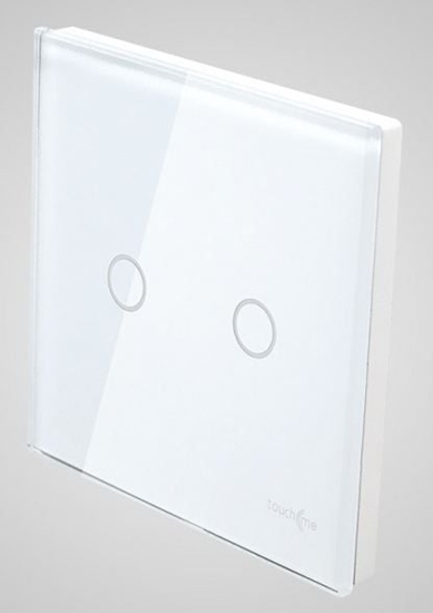 Picture of Touchme TouchMe Duy panel szklany, cznik podwójny, biay (TM702W)