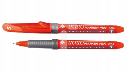 Attēls no Tratto - Marker permanentny do kabli S-1,0 mm Czerwony / 806902