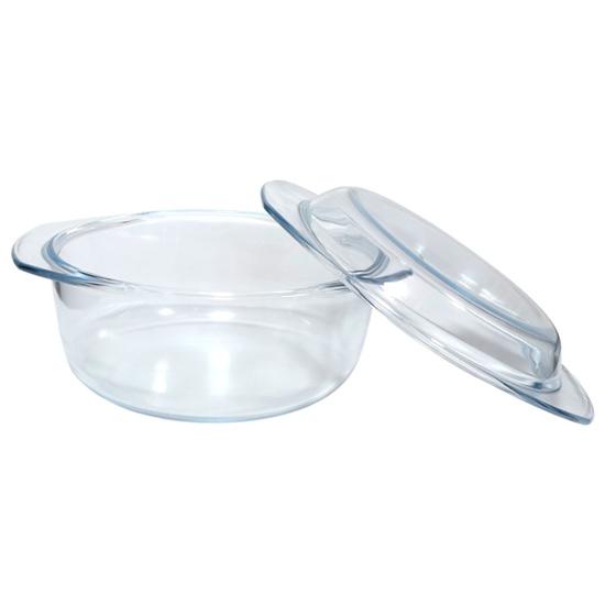 Picture of Trauks stikla karstumizturīgs ar vāku 2.5L, 27x22x